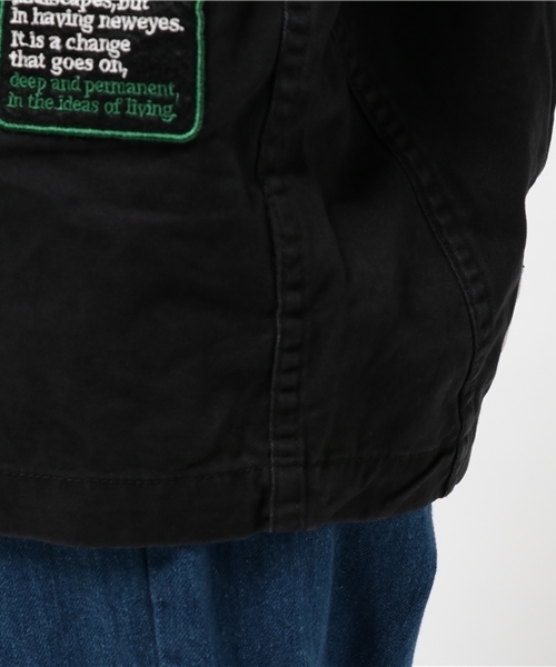 MOUSSY（マウジー）の「WAPPEN BOX MILITARY SH（シャツ/ブラウス・レディース・カーキ/ブラック・FREE）」の9枚目の写真