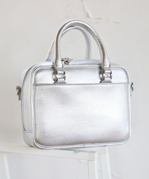 LEPSIM（レプシィム）の「ミニマムスクエアショルダーバッグ　734877（ショルダーバッグ・レディース・レオパード/シルバー/ブラック/ブラウン・ONE SIZE）」の4枚目の写真