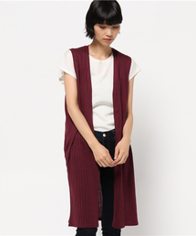 Denime | リブニットジレ(カーディガン/ボレロ)