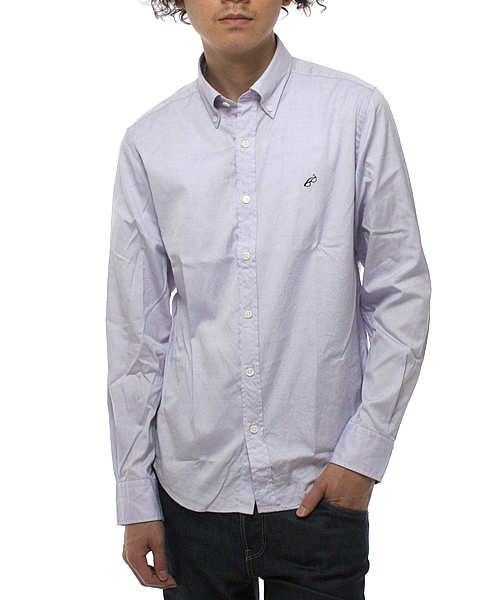 green label relaxing（グリーンレーベルリラクシング）の「◎P/OX ONE POINT/EMBROシャツ（GLF02）（シャツ/ブラウス・メンズ・ホワイト/ライラック/ブラック/ライトブルー・SMALL/MEDIUM/LARGE/X-LARGE）」の4枚目の写真