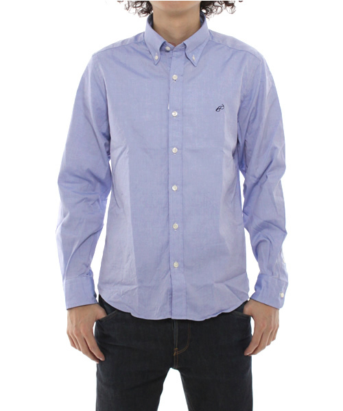 green label relaxing（グリーンレーベルリラクシング）の「◎P/OX ONE POINT/EMBROシャツ（GLF02）（シャツ/ブラウス・メンズ・ホワイト/ライラック/ブラック/ライトブルー・SMALL/MEDIUM/LARGE/X-LARGE）」の3枚目の写真