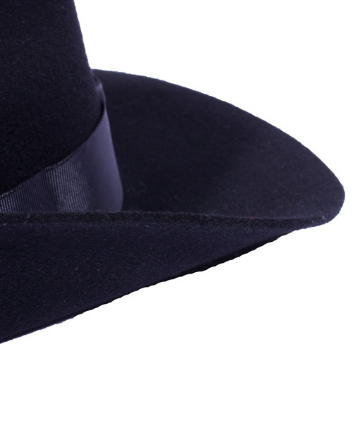 ８(eight)（エイト）の「つば広 フェルトハット 中折れ ウール（ハット・メンズ・グレー/ブラック・FREE）」の7枚目の写真