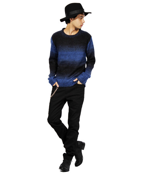 ８(eight)（エイト）の「つば広 フェルトハット 中折れ ウール（ハット・メンズ・グレー/ブラック・FREE）」の3枚目の写真