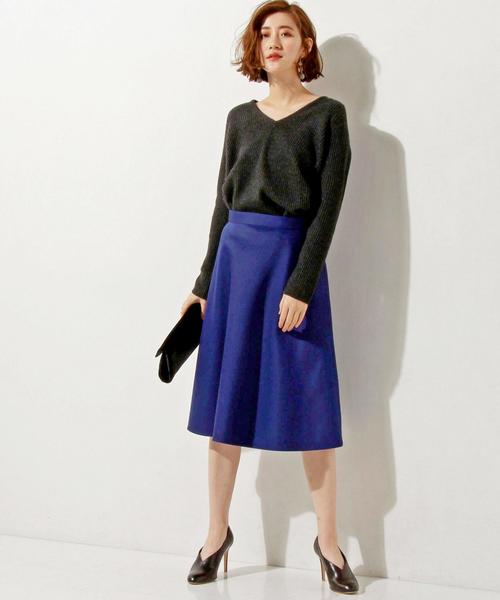 UNITED ARROWS（ユナイテッドアローズ）の「UBCE W/PU フレア スカート