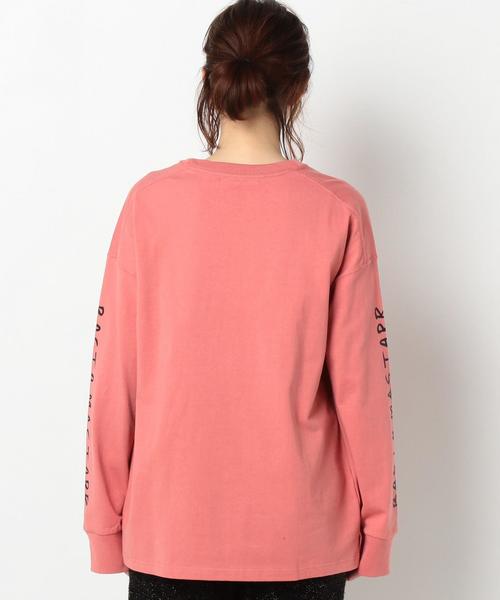 Another Edition（アナザーエディション）の「ロゴロングスリーブカットソー/AEBC C ロゴ LSL TEE Ⅱ（Tシャツ/カットソー・レディース・ホワイト/ブラック/ピンク・FREE）」の9枚目の写真