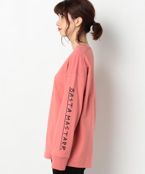 Another Edition（アナザーエディション）の「ロゴロングスリーブカットソー/AEBC C ロゴ LSL TEE Ⅱ（Tシャツ/カットソー・レディース・ホワイト/ブラック/ピンク・FREE）」の11枚目の写真