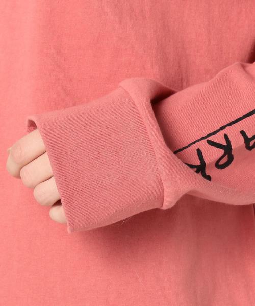 Another Edition（アナザーエディション）の「ロゴロングスリーブカットソー/AEBC C ロゴ LSL TEE Ⅱ（Tシャツ/カットソー・レディース・ホワイト/ブラック/ピンク・FREE）」の5枚目の写真
