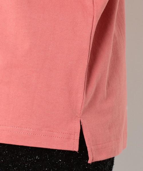 Another Edition（アナザーエディション）の「ロゴロングスリーブカットソー/AEBC C ロゴ LSL TEE Ⅱ（Tシャツ/カットソー・レディース・ホワイト/ブラック/ピンク・FREE）」の6枚目の写真