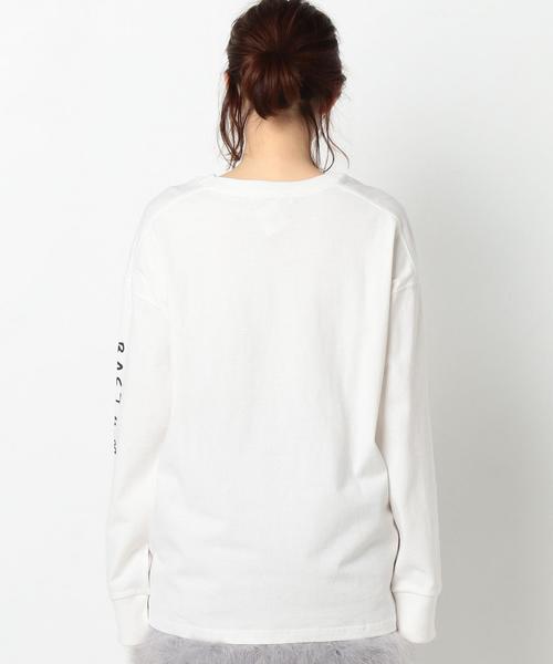 Another Edition（アナザーエディション）の「ロゴロングスリーブカットソー/AEBC C ロゴ LSL TEE Ⅱ（Tシャツ/カットソー・レディース・ホワイト/ブラック/ピンク・FREE）」の13枚目の写真