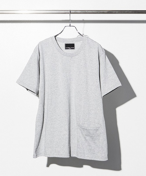 NUMBER (N)INE DENIM（ナンバーナインデニム）の「NUMBER (N)INE DENIM(ナンバーナインデニム)ポケットデザインビッグTシャツ（Tシャツ/カットソー・メンズ・ホワイト/ブラック/グレー/ネイビー・SMALL/MEDIUM/LARGE）」の4枚目の写真