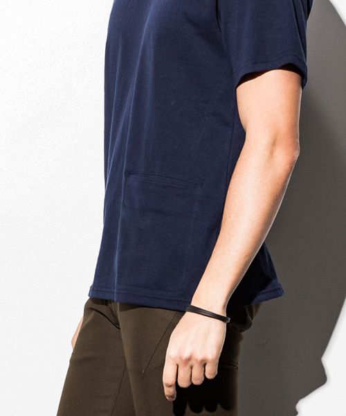 NUMBER (N)INE DENIM（ナンバーナインデニム）の「NUMBER (N)INE DENIM(ナンバーナインデニム)ポケットデザインビッグTシャツ（Tシャツ/カットソー・メンズ・ホワイト/ブラック/グレー/ネイビー・SMALL/MEDIUM/LARGE）」の9枚目の写真