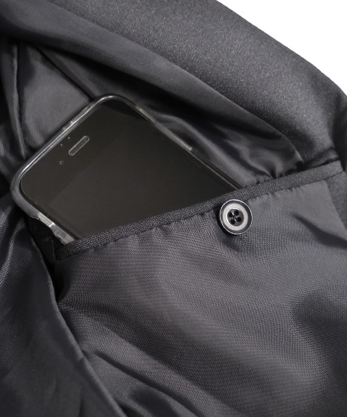 MONO-MART(モノマート)の「1B ショート丈 テーラード ジャケット ノッチドラペル(テーラードジャケット・メンズ・ブラック/ワイン/キャメル/グレー/チャコール/ネイビー・M/L/XL/S)」の22枚目の写真