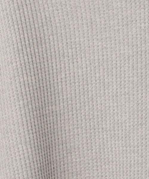 coen（コーエン）の「【5/18「ヒルナンデス！」放映】ワッフルTシャツ（Tシャツ/カットソー・レディース・オフホワイト/グレー/オレンジ系その他/ネイビー・FREE）」の20枚目の写真