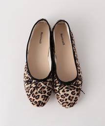 BEAUTY&YOUTH UNITED ARROWS | ＜MERITXELL＞レオパードレザーバレーシューズ о(バレエシューズ)