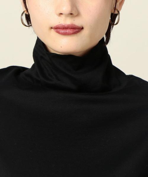 BEAUTY&YOUTH UNITED ARROWS(ビューティーアンドユースユナイテッドアローズ)の「BY コットン天竺タートルネックカットソー ◆(Tシャツ/カットソー・レディース・ホワイト/ブラック/ケリー・FREE)」の11枚目の写真