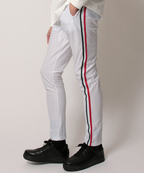 THE CASUAL(カジュアル)の「サイドラインテーパードスキニートラックジャージパンツ(その他パンツ・メンズ・ブルー系その他3/ブルー系その他4/ブラック系その他/ブラック系その他2/ブラック系その他3/ブラック系その他4/ブラック系その他5/ブラック系その他6/ブルー系その他/ブルー系その他2/ホワイト系その他/ブラック系その他7/ホワイト系その他3/ホワイト系その他2・L/M/S/XL)」の2枚目の写真