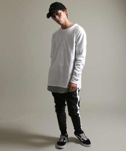 THE CASUAL(カジュアル)の「サイドラインテーパードスキニートラックジャージパンツ(その他パンツ・メンズ・ブルー系その他3/ブルー系その他4/ブラック系その他/ブラック系その他2/ブラック系その他3/ブラック系その他4/ブラック系その他5/ブラック系その他6/ブルー系その他/ブルー系その他2/ホワイト系その他/ブラック系その他7/ホワイト系その他3/ホワイト系その他2・L/M/S/XL)」の17枚目の写真