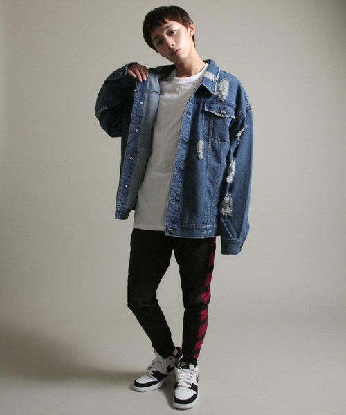 THE CASUAL(カジュアル)の「サイドラインテーパードスキニートラックジャージパンツ(その他パンツ・メンズ・ブルー系その他3/ブルー系その他4/ブラック系その他/ブラック系その他2/ブラック系その他3/ブラック系その他4/ブラック系その他5/ブラック系その他6/ブルー系その他/ブルー系その他2/ホワイト系その他/ブラック系その他7/ホワイト系その他3/ホワイト系その他2・L/M/S/XL)」の20枚目の写真