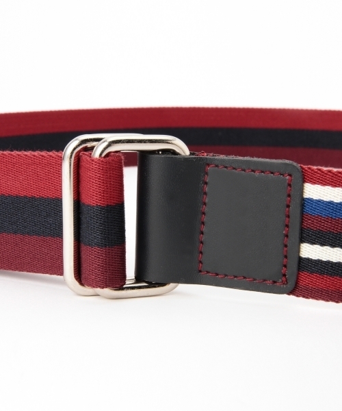 BEAMS(ビームス)の「GEVAERT / マルチストライプリバーシブルBELT(ベルト・メンズ・ブラック/ブラウン/レッド・ONE SIZE)」の10枚目の写真