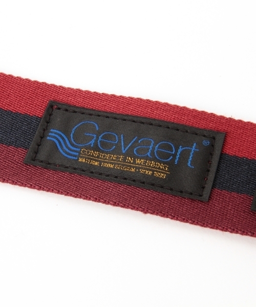 BEAMS(ビームス)の「GEVAERT / マルチストライプリバーシブルBELT(ベルト・メンズ・ブラック/ブラウン/レッド・ONE SIZE)」の7枚目の写真