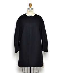 Drawer（ドゥロワー）の「Drawer F ウールメルトンノーカラーコート