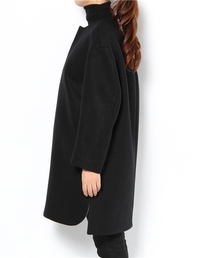 Drawer（ドゥロワー）の「Drawer F ウールメルトンノーカラーコート