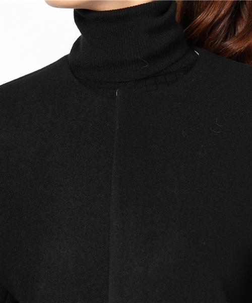 Drawer（ドゥロワー）の「Drawer F ウールメルトンノーカラーコート