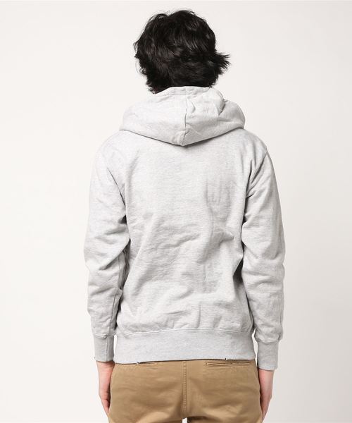 GREEN BOWL（グリーンボウル）の「GREEN BOWL Damage Sweat Parka/グリーンボウルダメージスウェットパーカー（パーカー・メンズ・ホワイト/杢グレー・S/M/L）」の3枚目の写真