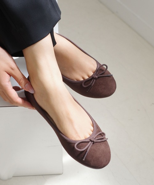 ラウンドトゥ バレエシューズ/バレエコア（バレエシューズ）｜AmiAmi