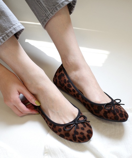 ラウンドトゥ バレエシューズ/バレエコア（バレエシューズ