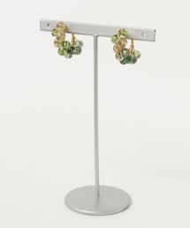 【marinaJEWELRY】multicolored quartz earring GRN