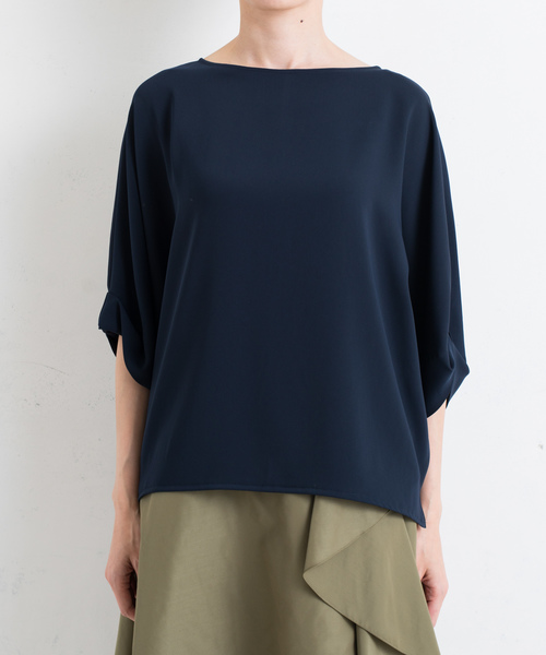 RIVE DROITE（リヴドロワ）の「【洗える】ドルマンターンスリーブブラウス（シャツ/ブラウス・レディース・ホワイト/ネイビー/イエロー・FREE）」の13枚目の写真