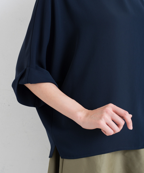 RIVE DROITE（リヴドロワ）の「【洗える】ドルマンターンスリーブブラウス（シャツ/ブラウス・レディース・ホワイト/ネイビー/イエロー・FREE）」の21枚目の写真