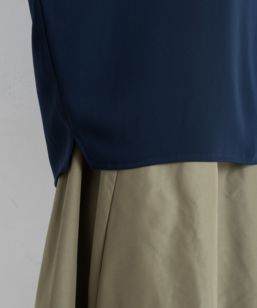 RIVE DROITE（リヴドロワ）の「【洗える】ドルマンターンスリーブブラウス（シャツ/ブラウス・レディース・ホワイト/ネイビー/イエロー・FREE）」の9枚目の写真