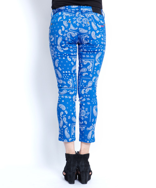 X-girl（エックスガール）の「XG BANDANA CROPPED PANTS（その他パンツ・レディース・レッド/ブルー・0/1/2）」の7枚目の写真