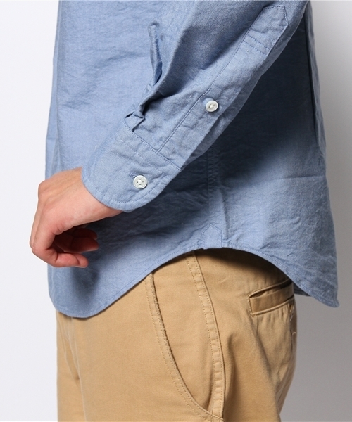 Nigel Cabourn（ナイジェルケーボン）の「Nigel Cabourn/BRITISH OFFICERS SH（シャツ/ブラウス・メンズ・ブルー/オレンジ/ホワイト・48/44/46）」の7枚目の写真