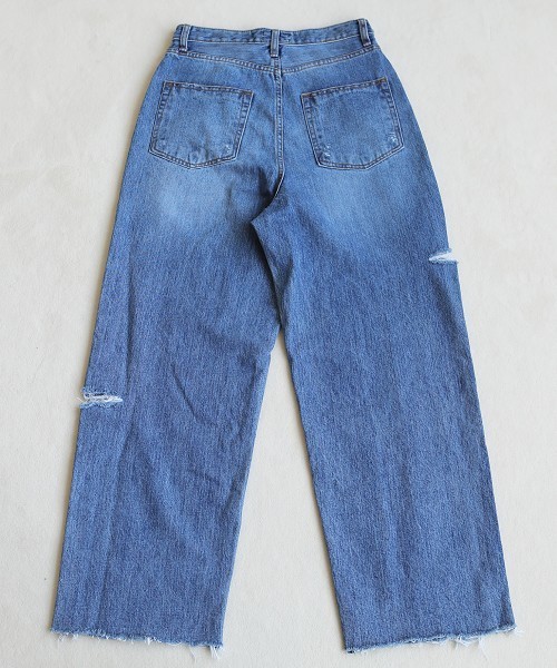 TODAYFUL（トゥデイフル）の「Adam’sデニム（デニムパンツ・レディース・ブルー・23inch/24inch/25inch/26inch）」の6枚目の写真