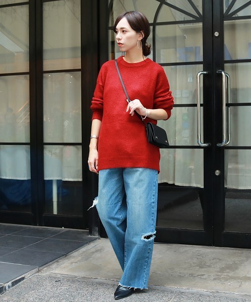 TODAYFUL（トゥデイフル）の「Adam’sデニム（デニムパンツ・レディース・ブルー・23inch/24inch/25inch/26inch）」の16枚目の写真