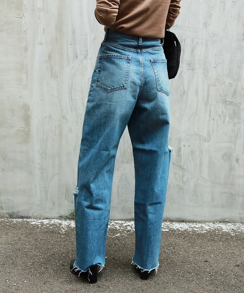 TODAYFUL（トゥデイフル）の「Adam’sデニム（デニムパンツ・レディース・ブルー・23inch/24inch/25inch/26inch）」の12枚目の写真