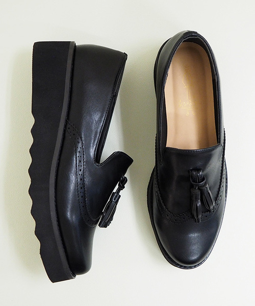 シューズ あしながおじさん 厚底タッセルシューズ レインシューズ あしながおじさん アシナガオジサン のファッション