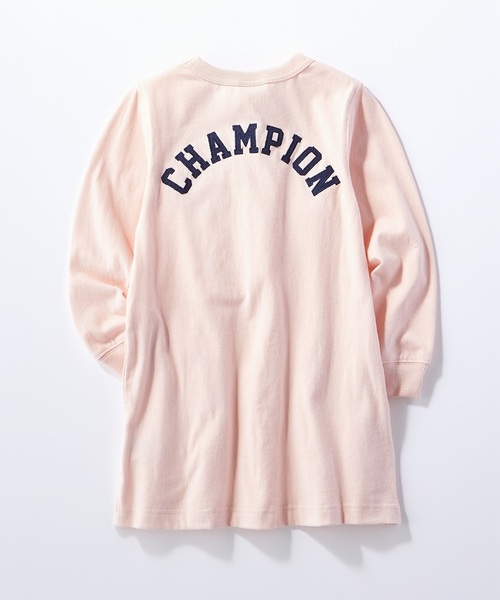 Champion(チャンピオン)の「【Champion】サガラワンピース(ワンピース・キッズ・ブラック/グレー/ピンク・100/110/120/130/140)」の4枚目の写真