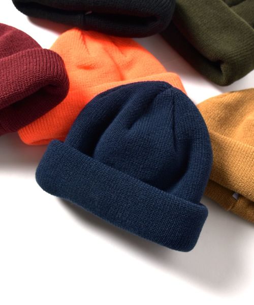 SHIPS（シップス）の「SU: ベーシック ニットキャップ（ニットキャップ/ビーニー・メンズ・ブラック/ネイビー/オリーブ/オレンジ/キャメル/ワイン・ONE SIZE）」の4枚目の写真