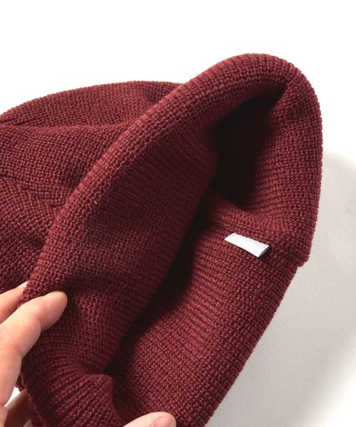 SHIPS（シップス）の「SU: ベーシック ニットキャップ（ニットキャップ/ビーニー・メンズ・ブラック/ネイビー/オリーブ/オレンジ/キャメル/ワイン・ONE SIZE）」の10枚目の写真