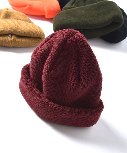 SHIPS（シップス）の「SU: ベーシック ニットキャップ（ニットキャップ/ビーニー・メンズ・ブラック/ネイビー/オリーブ/オレンジ/キャメル/ワイン・ONE SIZE）」の12枚目の写真