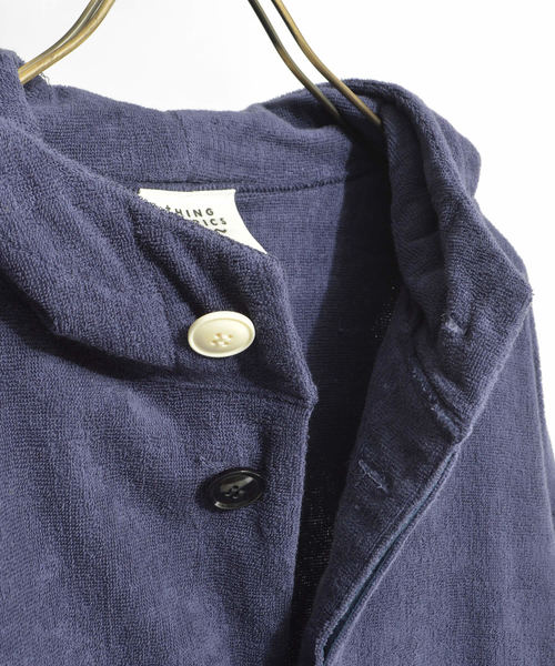 THING FABRICS（シングファブリックス）の「tHING FABRICS/シングファブリックス TF Hooded coat（パーカー・メンズ・ブラック/ネイビー・1/0）」の15枚目の写真