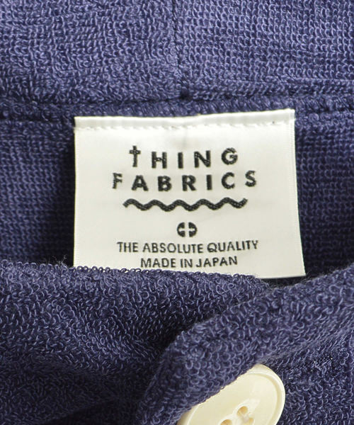THING FABRICS（シングファブリックス）の「tHING FABRICS/シングファブリックス TF Hooded coat（パーカー・メンズ・ブラック/ネイビー・1/0）」の5枚目の写真