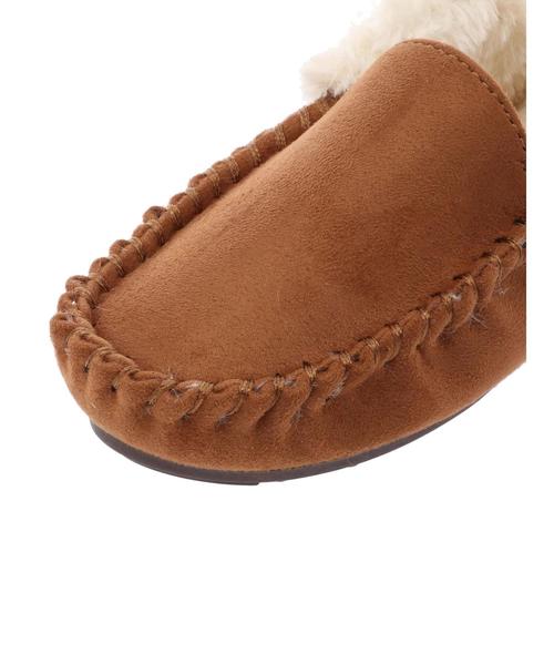 AMERICAN HOLIC（アメリカンホリック）の「ボアモカシューズ（パンプス・レディース・ブラック/キャメル・S/M/L）」の7枚目の写真