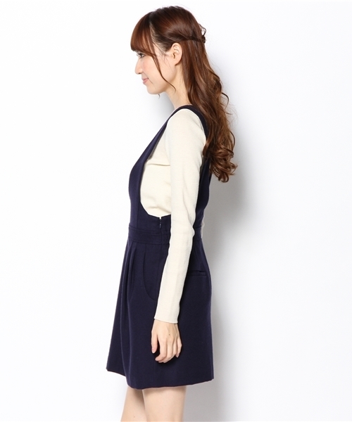 Another Edition（アナザーエディション）の「AE ナナコジョーゼットジャンパーSK（スカート・レディース・オレンジ/ネイビー/ブラック/ワインレッド/ダークグリーン・フリー）」の11枚目の写真