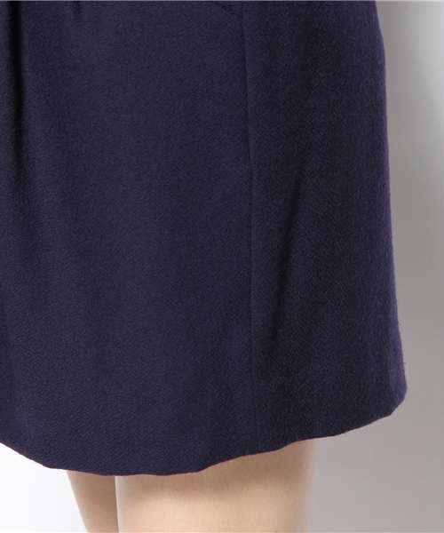 Another Edition（アナザーエディション）の「AE ナナコジョーゼットジャンパーSK（スカート・レディース・オレンジ/ネイビー/ブラック/ワインレッド/ダークグリーン・フリー）」の16枚目の写真