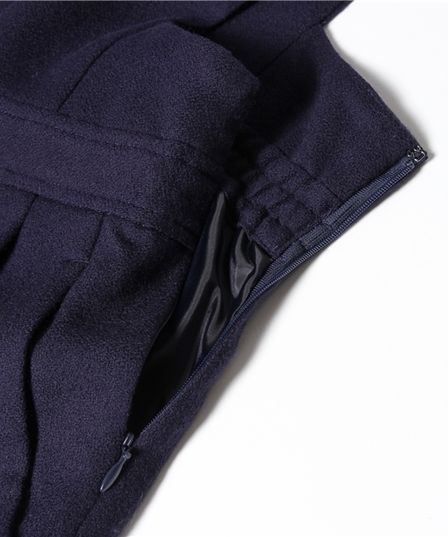 Another Edition（アナザーエディション）の「AE ナナコジョーゼットジャンパーSK（スカート・レディース・オレンジ/ネイビー/ブラック/ワインレッド/ダークグリーン・フリー）」の17枚目の写真